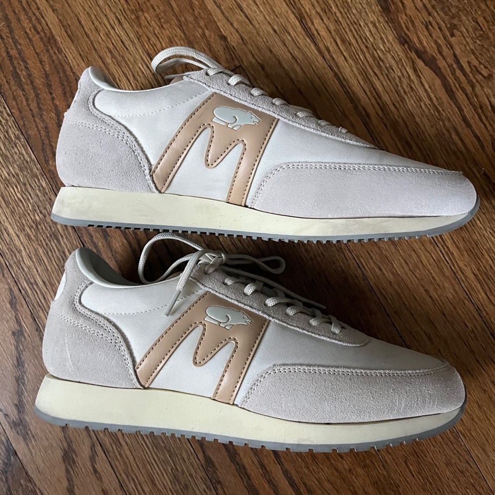 Karhu Unisex Albatross Control Sneaker, Whitecap Gray/Toasted Almond